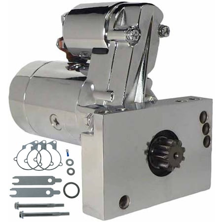 Db Electrical New Chrome Starter For Chevy 305 350 454 Mini Super Torque Series 3 Hp 410-44117